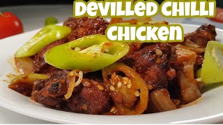 Sri Lankan Devilled Chicken ||  Devilled Chilli Chicken || Stir-Fry