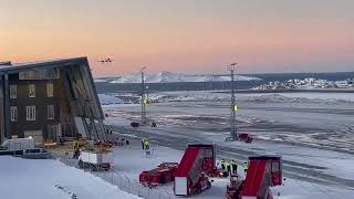 🇺🇸 Trump Jr. Lands in Greenland! Stunning Approach ✈️❄️