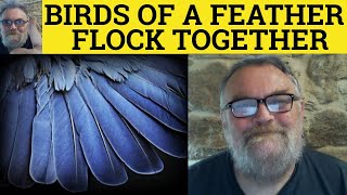 🔵 Birds of a Feather Flock Together Until the Cat Comes Meaning - Adages - Define Birds of a Feather