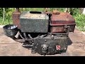 Complete Restoration of Old D8 Diesel Engines Severely Damaged / Old Rusty Diesel Engine Restoration