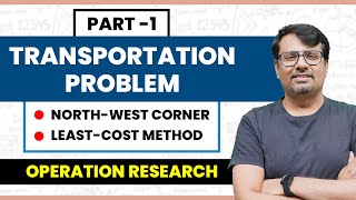 Transportation Problem | North West Corner Method | Least Cost method | Part-1