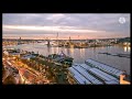 Drone footage of Port of Gothenburg in Sweden in the evening ❤️❤️