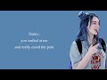 billie eilish sunny cover full hd lyrics