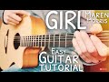 GIRL Maren Morris Guitar Tutorial // GIRL Guitar // Guitar Lesson #632