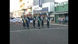 Entrada Banda Marcial Uruguay no concurso da Obanfaq em Quarai - RS