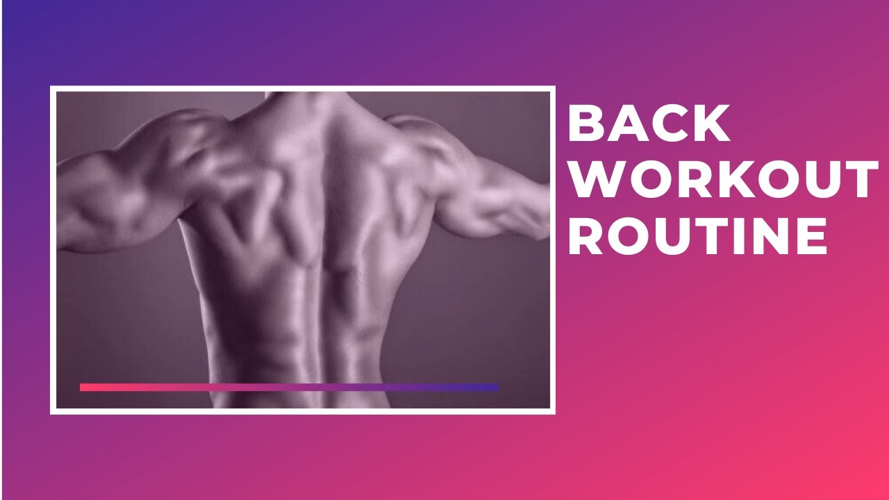 Back Workout Routine Youtube