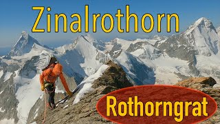 Der BESTE Felsgrat im Wallis? | Über den Rothorngrat aufs Zinalrothorn (4.221 m)