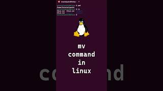 7/10 Basic Linux Commands | mv command in linux #shorts #linux #linuxcommands