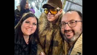 Adam Lambert with fans at Cabaret on Broadway, December 27