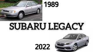 EVOLUTION OF THE SUBARU LEGACY 1989-2022 INTERIOR\u0026EXTERIOR