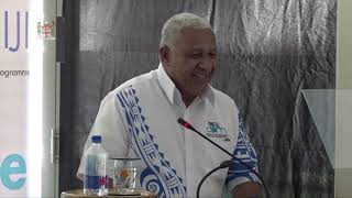 Fijian Prime Minister launches extension of the digitalFIJI - Online birth registration service