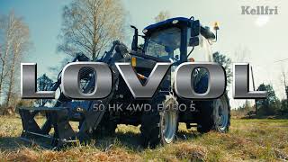 DANISH - TRAKTOR LOVOL 50 HK 4WD MED FRONTLÆSSER, EURO V