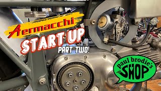 Aermacchi Start Up - PART 2! // Paul Brodie's Shop