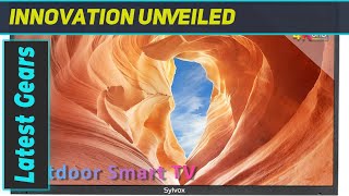 SYLVOX 55 inch Outdoor TV: Best 4K UHD Smart TV for Full Sun Areas