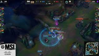 Xiaohu INSANE Everfrost and Gragas Ult COMBO | MSI 2021 | RNG vs DWG KIA