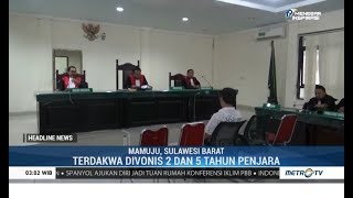 Dua Terdakwa Divonis Bersalah Kasus Korupsi Pengadaan Lampu Jalan di Mamuju