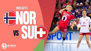 Norway vs Switzerland | HIGHLIGHTS | Round 2 | Women's EHF EURO CUP 2024