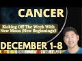 Cancer – JACKPOT! Fated New Path W/ New Moon This Week! December 1-8 Tarot Horoscope