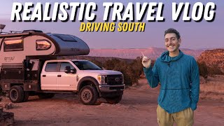 Driving Cross Country to visit family | The Reality of Living in a Truck Camper