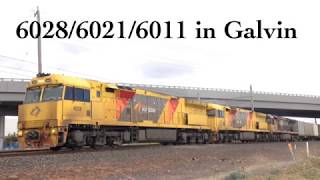 Aurizon 6028/6021/6011 in Galvin (24/9/17)