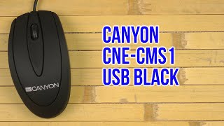 Распаковка Canyon CNE-CMS1 USB Black