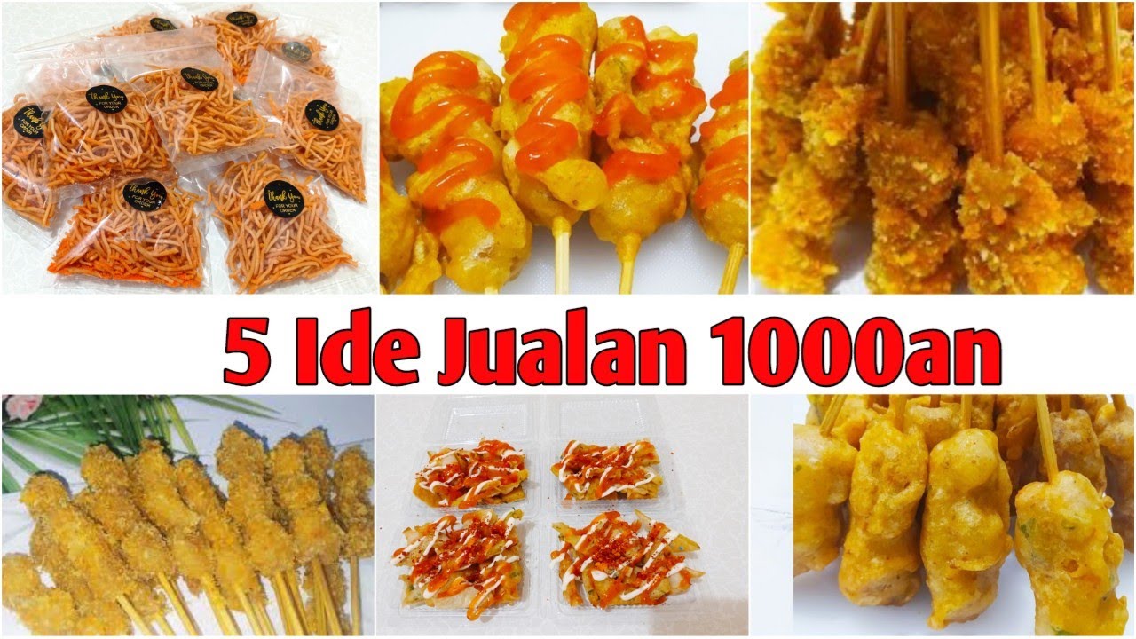 5 Ide Jualan 1000an Modal Kecil Untung Banyak - YouTube