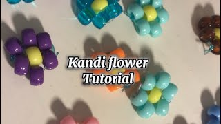 Kandi flower tutorial! (Beginner friendly)