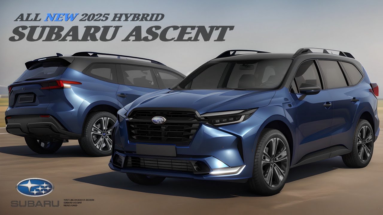 NEW 2025 SUBARU ASCENT HYBRID? REDESIGN | Digimods DESIGN | - YouTube