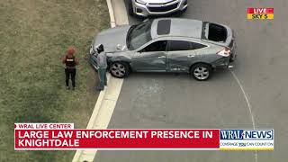 Man arrested from chase in Knightdale