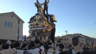 唐津くんち　２０２４年　翌日祭（町廻り）　卒業