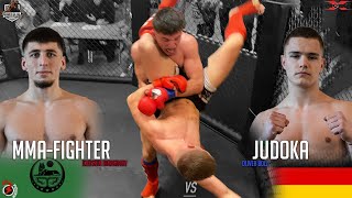 VICIOUS BATTLE: MMA-Fighter vs. Judoka | MMA Octagon | FCL