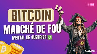 CRYPTO : CE MARCHÉ DE FOU 🔥 BITCOIN BULLISH IL FAUT AVOIR UN MENTAL DE GUERRIER ✅