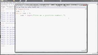 Repetition with while in Python