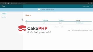 Cakephp create user and posts add edit delete update