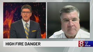 High forest fire danger across Connecticut
