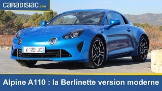 Alpine A 110  : la Berlinette version moderne