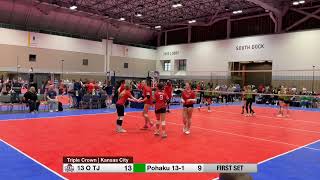 OTVA 13 O TJ vs  Pohaku 13-1 |  2025 Triple Crown Volleyball NIT (Day 1)