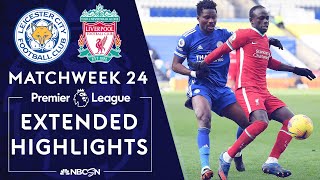 Leicester City v. Liverpool | PREMIER LEAGUE HIGHLIGHTS | 2/13/2021 | NBC Sports