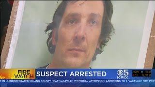 Crews Battle Clayton Fire In Lake County; Suspected Arsonist Arrested