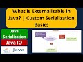 What is Externalizable or Java externalization or Custom Serialization in Java?