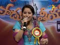 jeevitham saptasaagara song vamsi priya performance in etv padutha theeyaga usa etv telugu