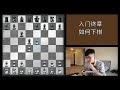 国际象棋入门：终章 如何下棋【vipchess西洋棋】