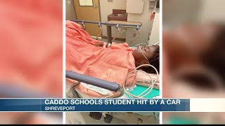 Caddo student hit by car while getting on bus; school district releases statement