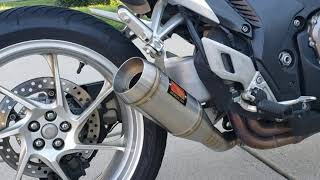 Honda VFR 1200F with Competition Werkes GP Exhaust