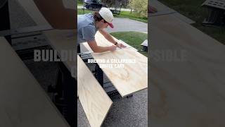 Building a collapsible coffee cart #woodworking #diy #coffeecart #cafe