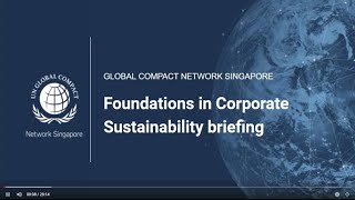 GCNS' Foundations in Corporate Sustainability Briefing Session | 17 February 2022