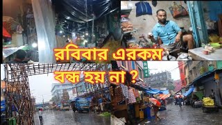 দানা ঝড়ের আতঙ্ক ? কোলে মার্কেট । বৈঠক খানা বাজার । দিনভর বৃষ্টিতে অবস্থা কি হইছে ?