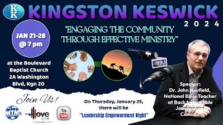 28 January 2024 - Kingston Keswick 2024 -  Engaging The Community Through Effective Ministry