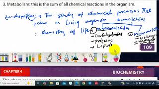 CHEM//CHAPTER 4//BIOCHEMISTRY//LESSON ONE//AFSOMAALI -BY USTAAD KIIMIKO