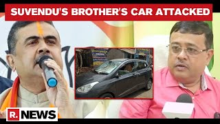West Bengal Elections 2021: Suvendu Adhikari's Brother's Car Attacked In Kanthi